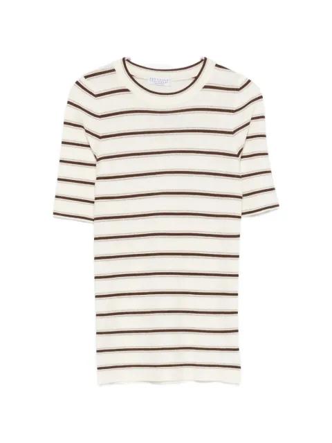 striped T-shirt by BRUNELLO CUCINELLI