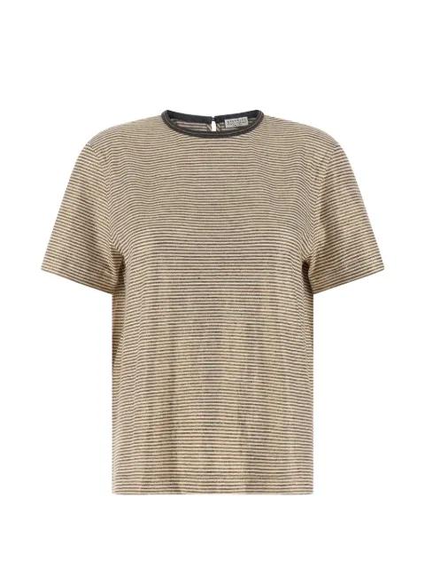striped T-shirt by BRUNELLO CUCINELLI