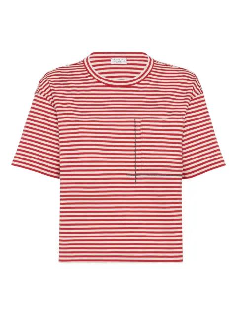 striped T-shirt by BRUNELLO CUCINELLI