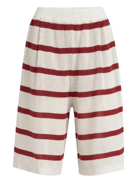 striped bermuda shorts by BRUNELLO CUCINELLI