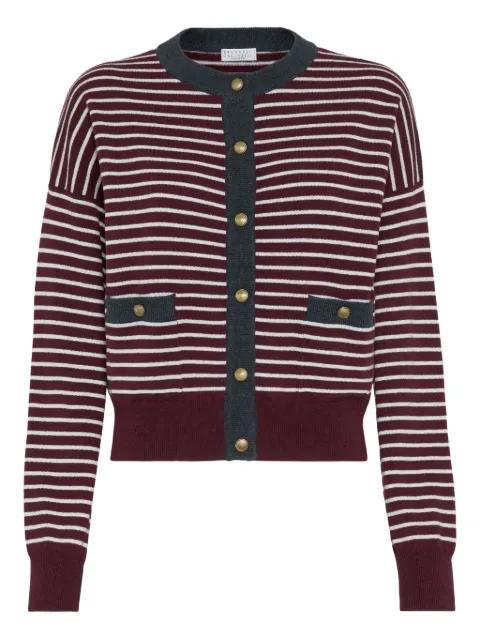 striped cardigan by BRUNELLO CUCINELLI