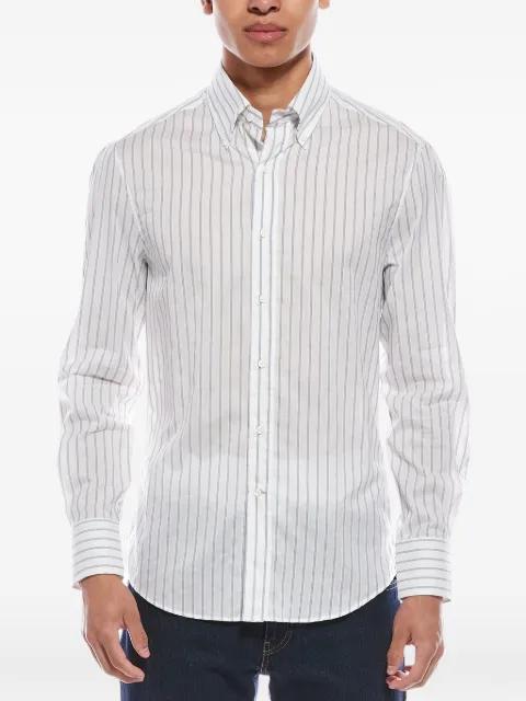 striped long-sleeve shirt by BRUNELLO CUCINELLI