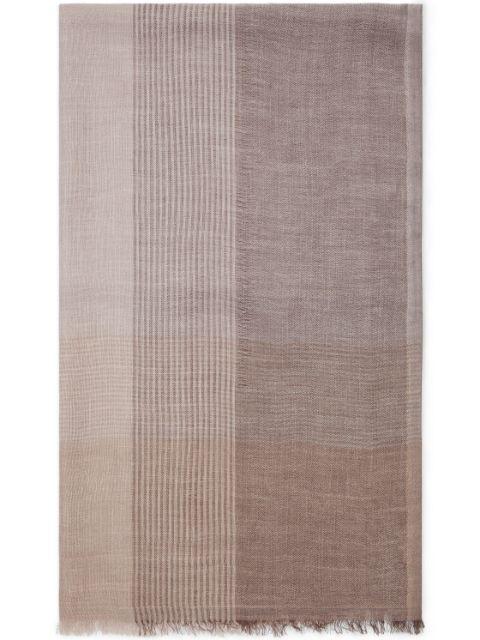 striped scarf by BRUNELLO CUCINELLI