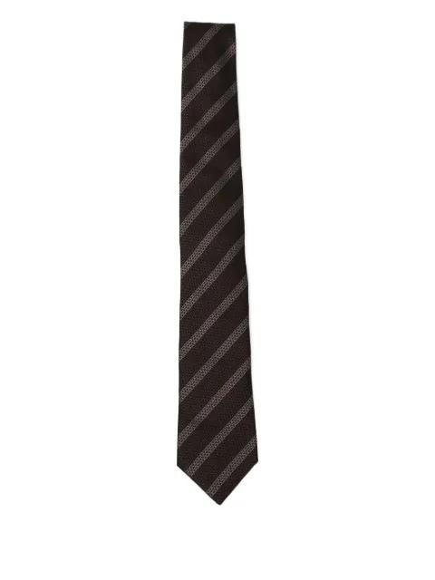 striped silk tie by BRUNELLO CUCINELLI