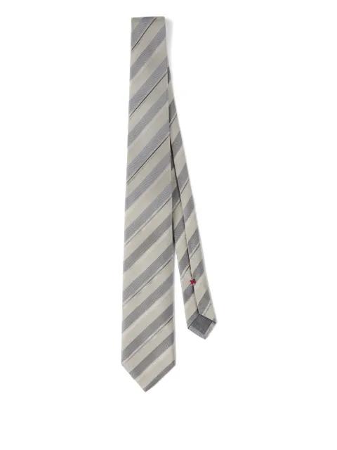 striped silk tie by BRUNELLO CUCINELLI