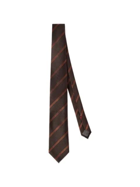 striped silk tie by BRUNELLO CUCINELLI