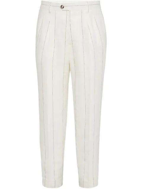 striped trousers by BRUNELLO CUCINELLI