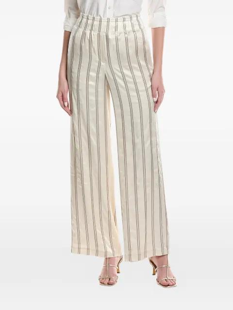 striped wide-leg trousers by BRUNELLO CUCINELLI