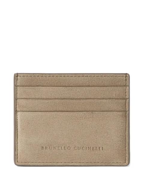 suede card holder by BRUNELLO CUCINELLI
