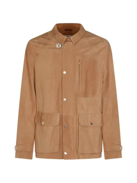 suede leather jacket by BRUNELLO CUCINELLI