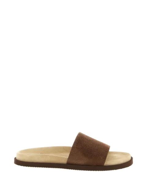 suede slides by BRUNELLO CUCINELLI