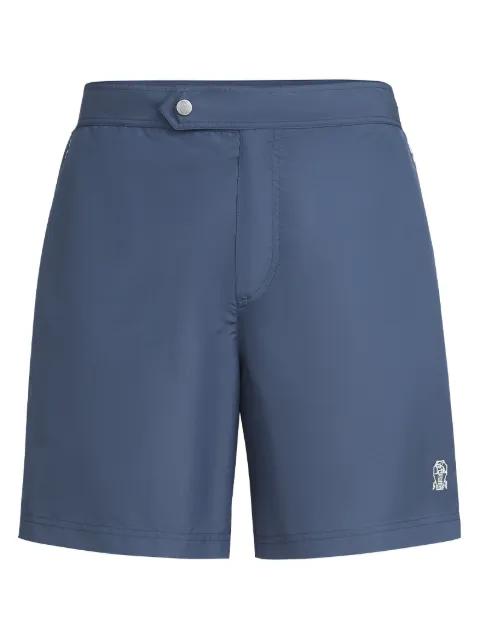 tabbed waistband piping swim shorts by BRUNELLO CUCINELLI