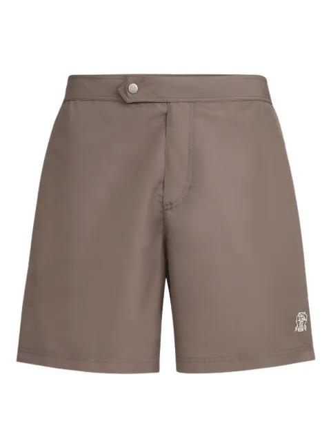 tabbed waistband piping swim shorts by BRUNELLO CUCINELLI