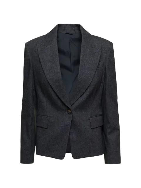 tailored single-breasted blazer by BRUNELLO CUCINELLI