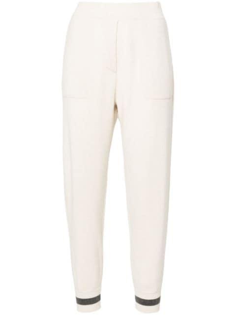 tapered knitted trousers by BRUNELLO CUCINELLI