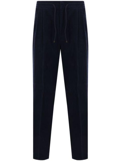 tapered-leg corduroy track pants by BRUNELLO CUCINELLI