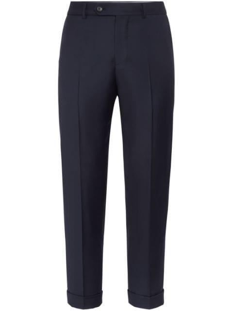 tapered-leg wool trousers by BRUNELLO CUCINELLI