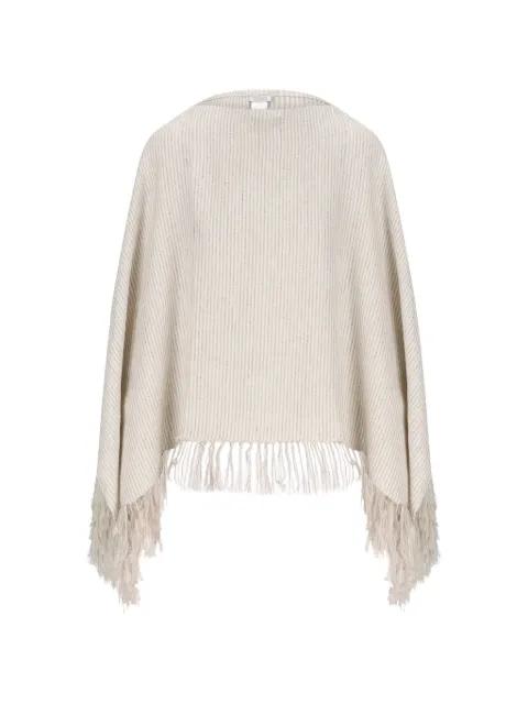 tassel poncho by BRUNELLO CUCINELLI