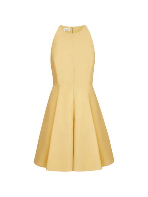 techno cotton poplin mini dress by BRUNELLO CUCINELLI