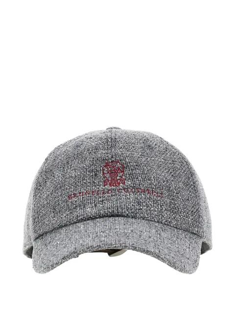 textured baseball cap by BRUNELLO CUCINELLI