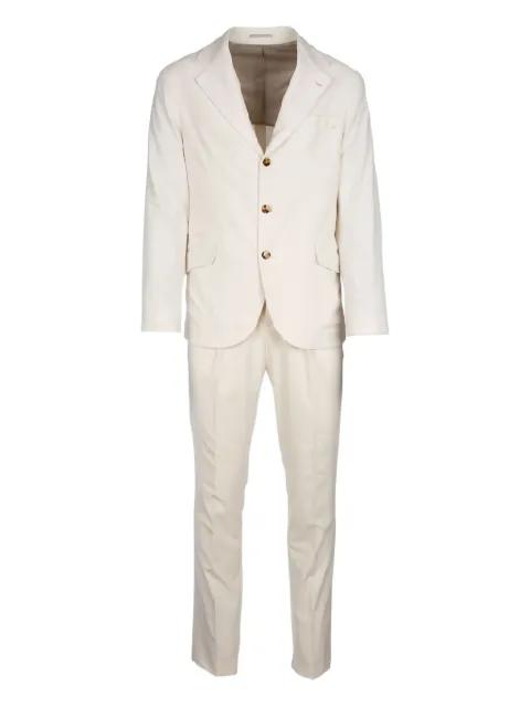 three-button single-breasted suit by BRUNELLO CUCINELLI