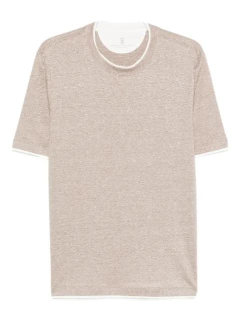 trimmed T-shirt by BRUNELLO CUCINELLI