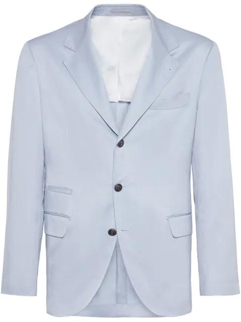 twill-weave blazer by BRUNELLO CUCINELLI