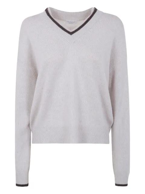 v-neck cashmere sweater by BRUNELLO CUCINELLI