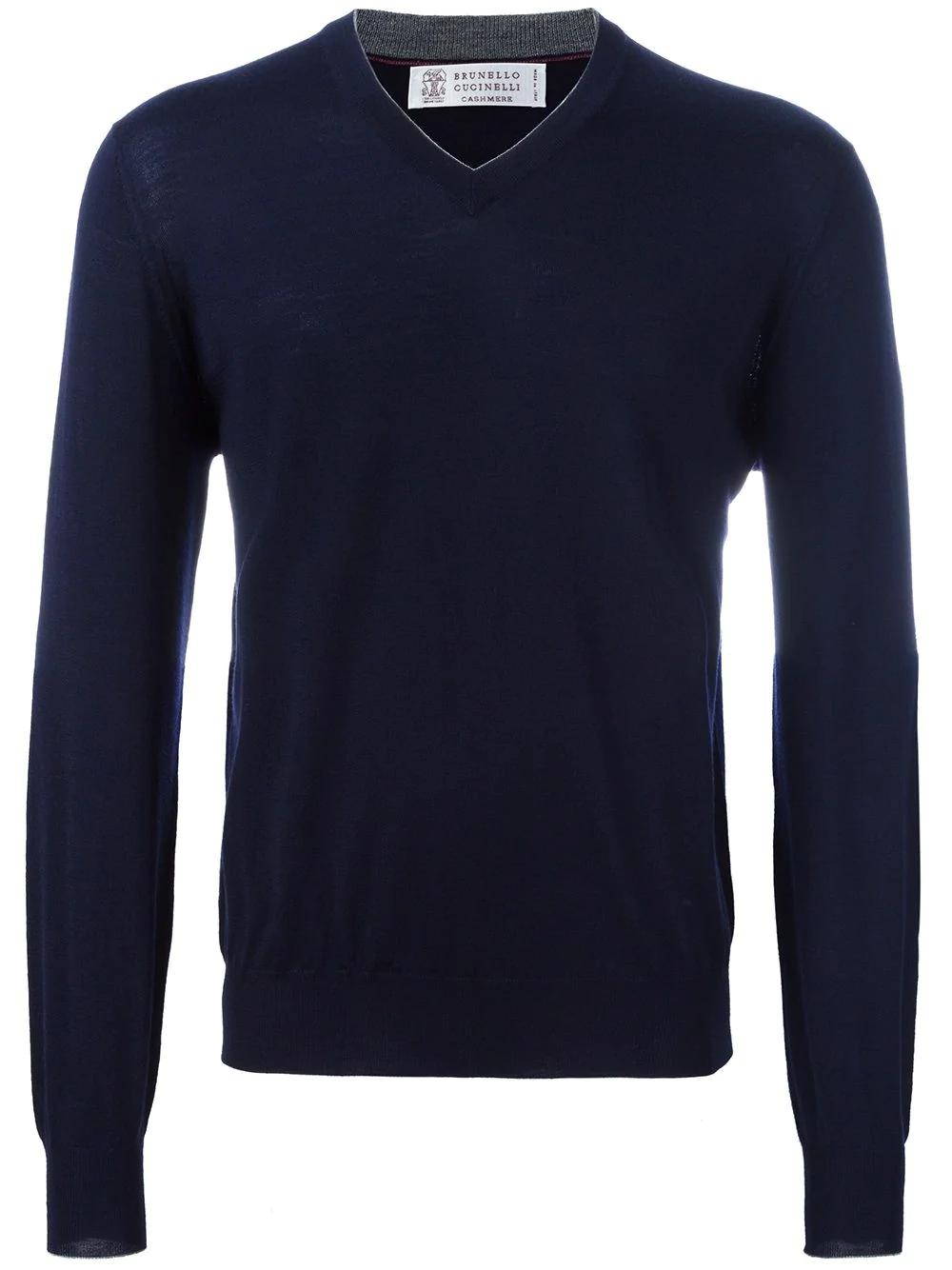 v-neck sweater by BRUNELLO CUCINELLI