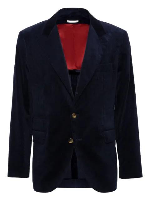 velvet two-button blazer by BRUNELLO CUCINELLI