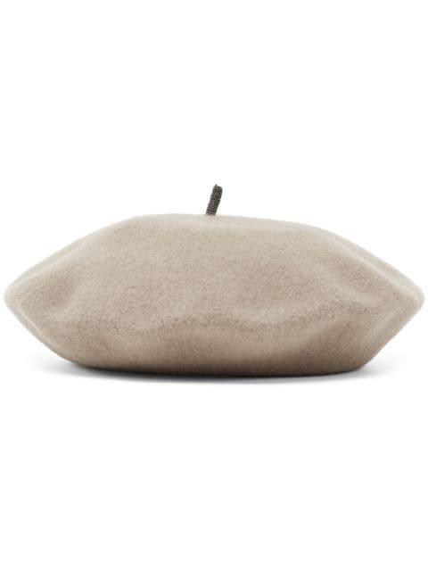wool beret by BRUNELLO CUCINELLI