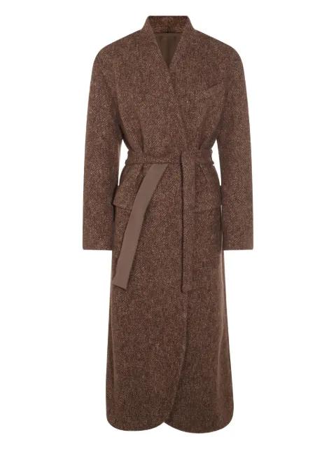 wool-blend single-breasted coat by BRUNELLO CUCINELLI