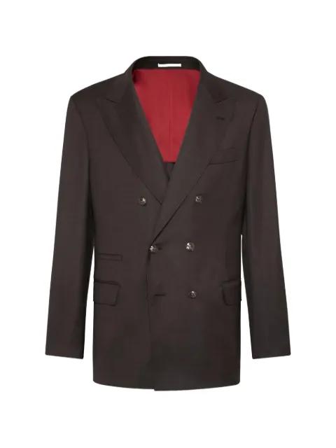 wool double-breasted blazer by BRUNELLO CUCINELLI