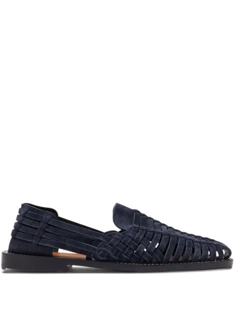 woven suede loafers by BRUNELLO CUCINELLI