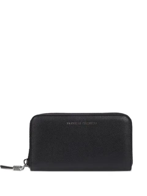 zip-around leather wallet by BRUNELLO CUCINELLI