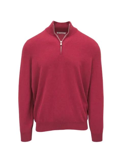 zip-collar sweatshirt by BRUNELLO CUCINELLI