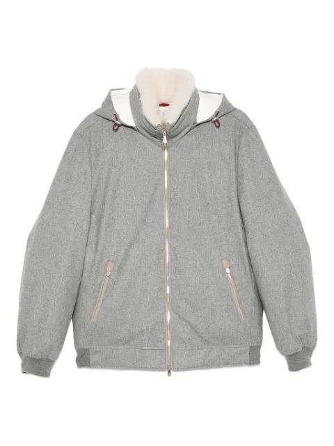zip hoodied jacket by BRUNELLO CUCINELLI