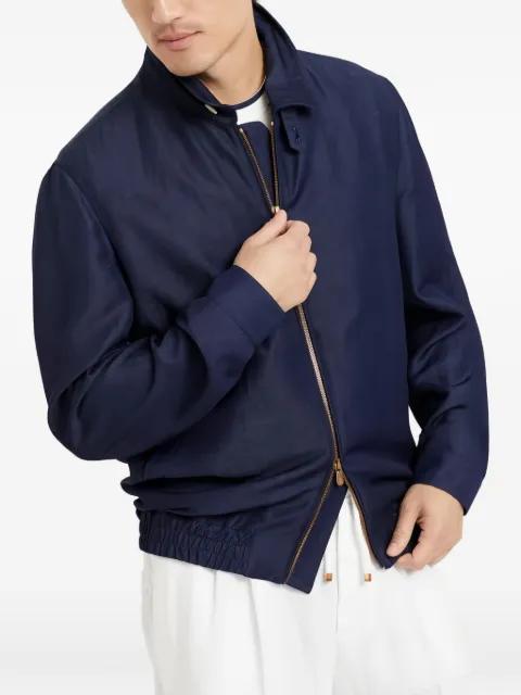 zip-up bomber jacket by BRUNELLO CUCINELLI