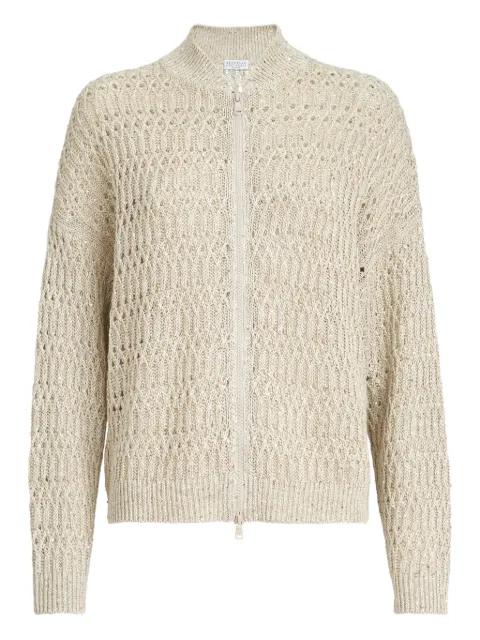 zip-up cardigan by BRUNELLO CUCINELLI