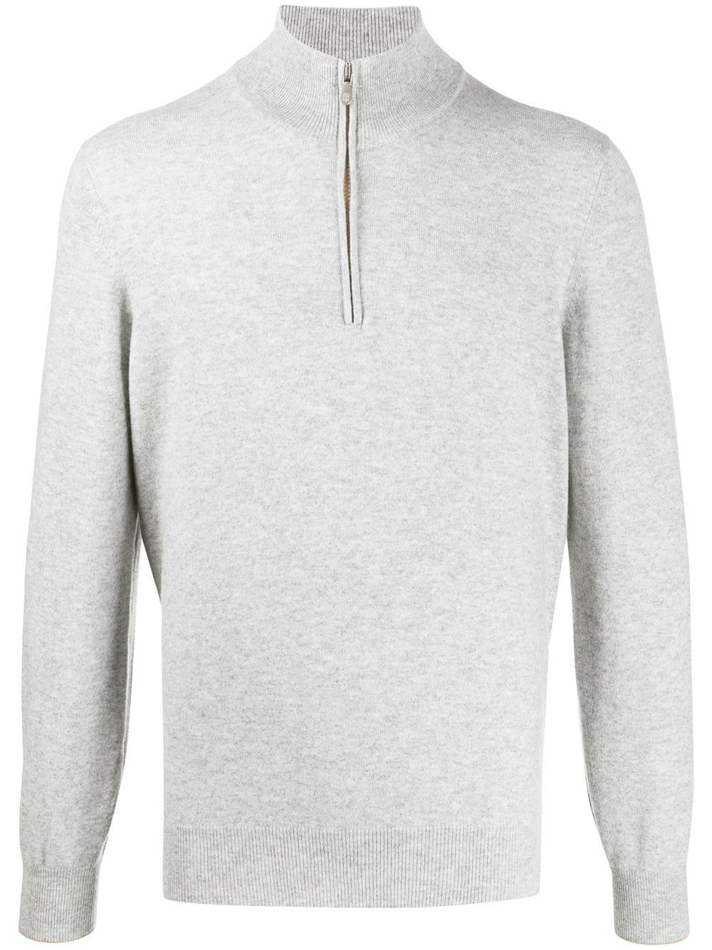 zip-up cashmere jumper by BRUNELLO CUCINELLI