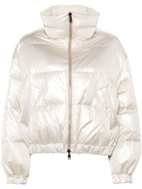 zip-up puffer jacket by BRUNELLO CUCINELLI