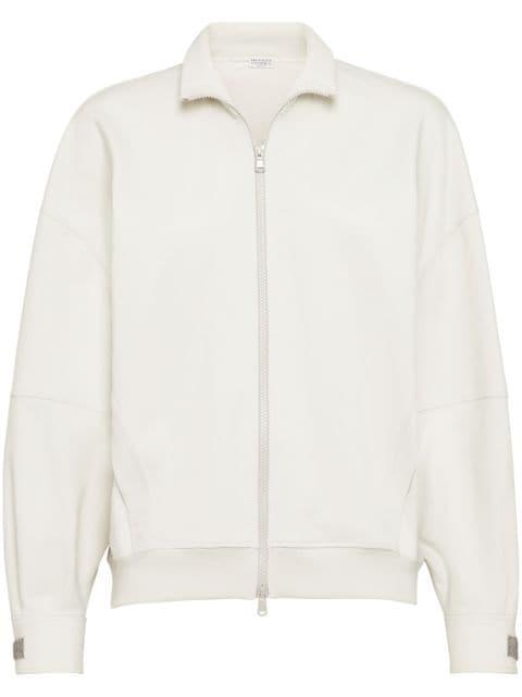 zip-up sweatshirt by BRUNELLO CUCINELLI