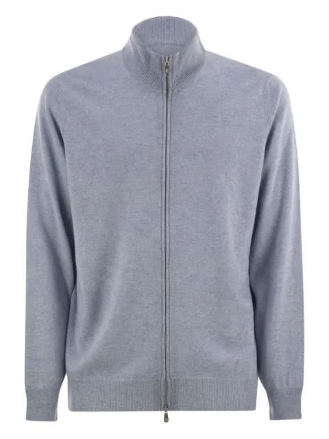 zipped cashmere cardigan by BRUNELLO CUCINELLI