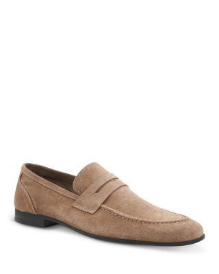Men's Lastra Suede Penny Loafers by BRUNO MAGLI