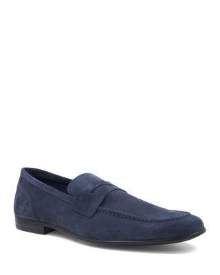 Men's Lastra Unlined Suede Loafers by BRUNO MAGLI