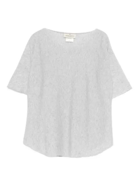 boat-neck knitted top by BRUNO MANETTI