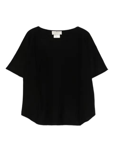 boat-neck knitted top by BRUNO MANETTI