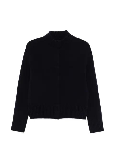 mock-neck cardigan by BRUNO MANETTI