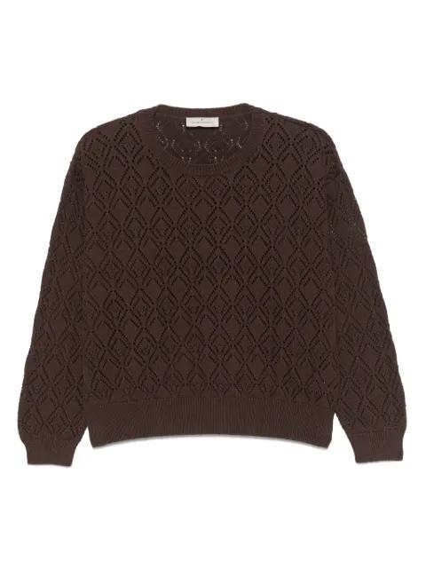 pointelle-knit sweater by BRUNO MANETTI