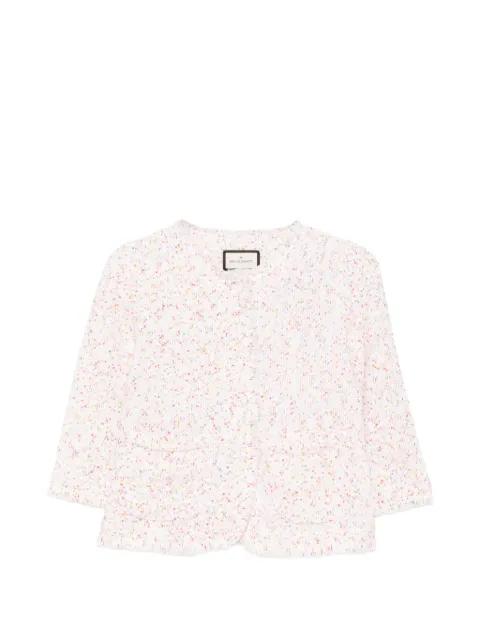 popcorn frayed jacket by BRUNO MANETTI